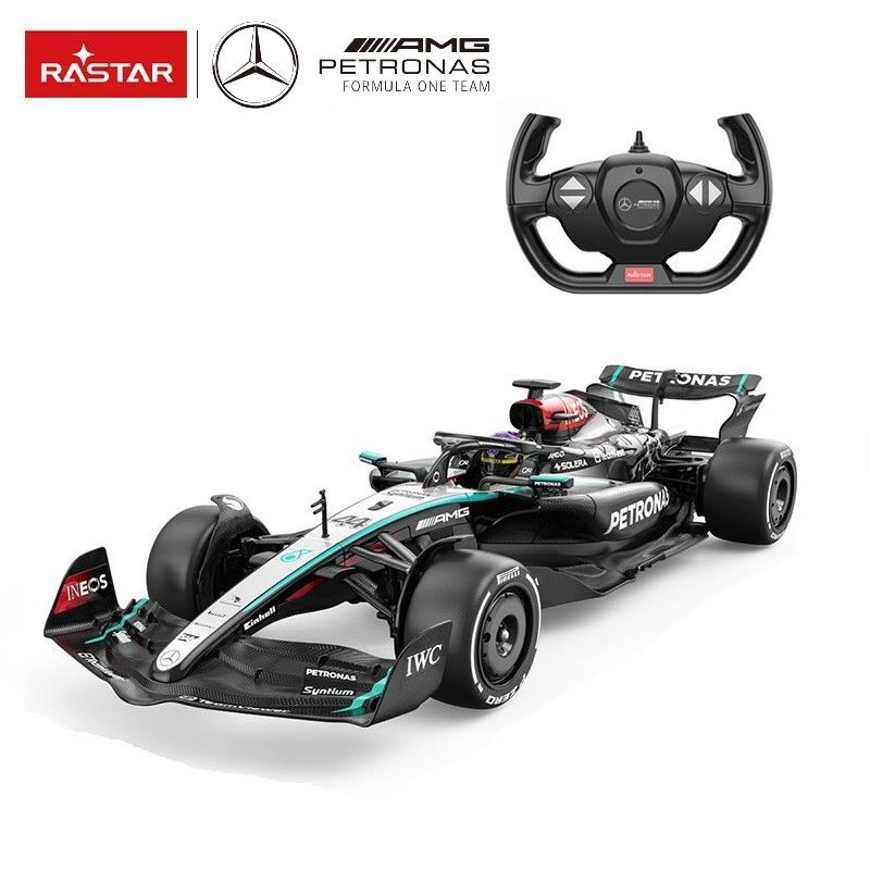Rastar Mercedes AMG F1 W15 E tālvadības automašīna, 1:12, sudraba