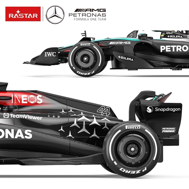 Rastar Mercedes AMG F1 W15 E tālvadības automašīna, 1:12, sudraba