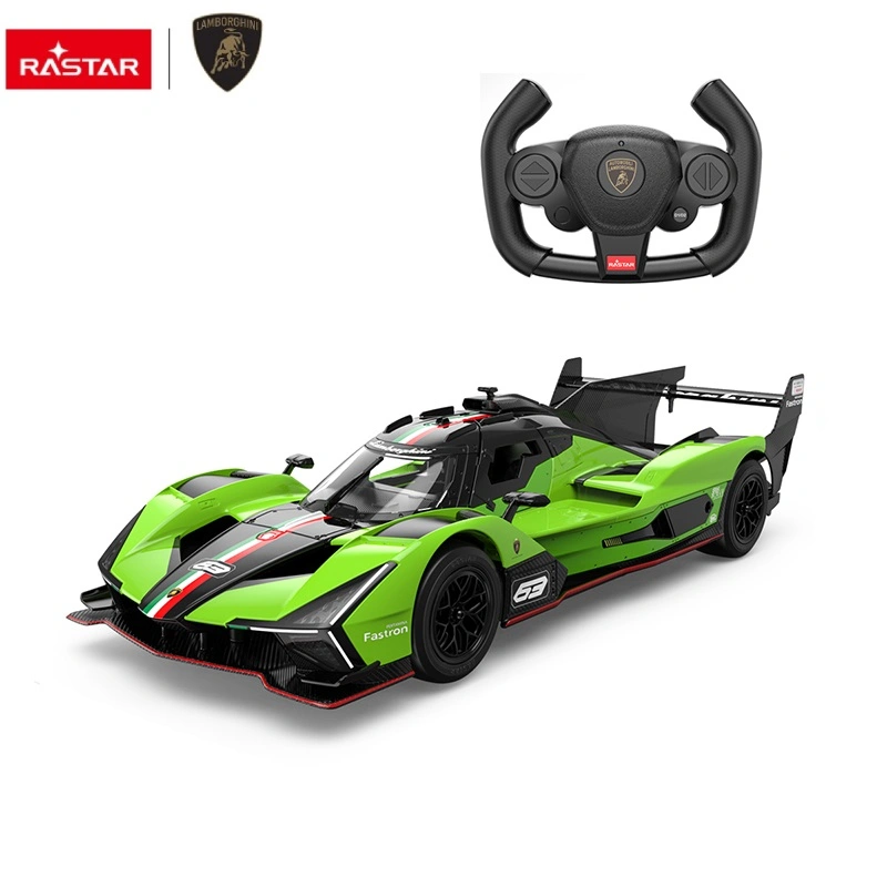 Rastar Lamborghini SC63 LMDH radiovadāms auto 1:14, melns/zaļš