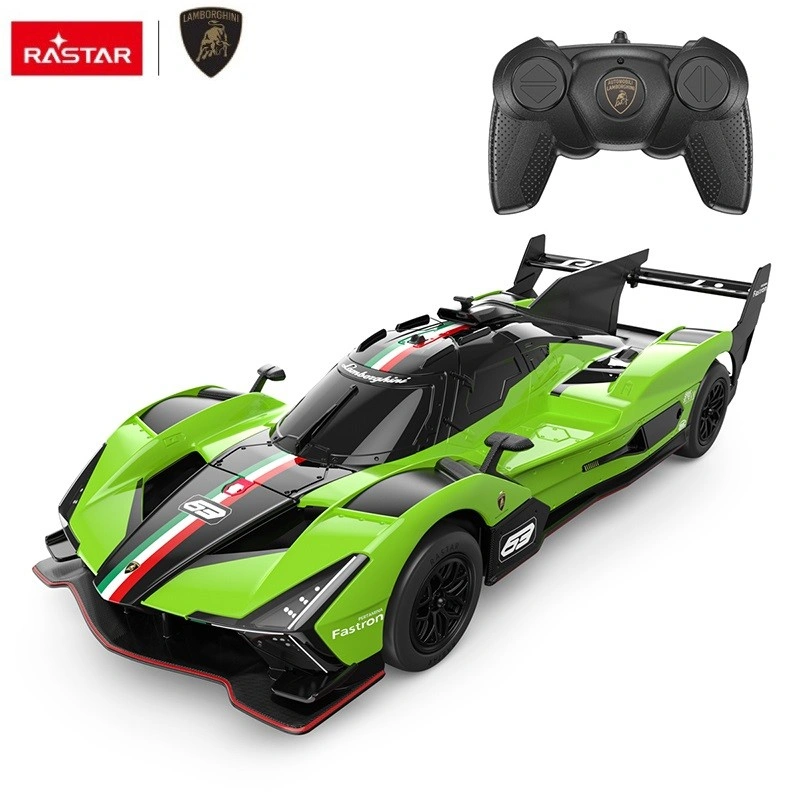 Rastar Lamborghini SC63 LMDH radiovadāms auto, 1:24, melns/zaļš