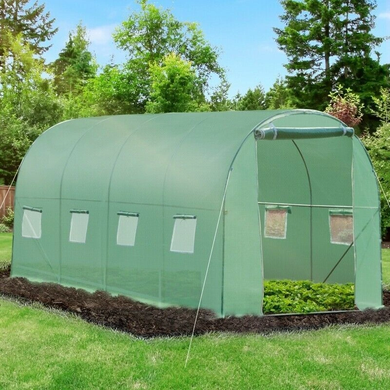 Plēves siltumnīca 6x3x2 m 18 m² ar metāla karkasu un UV plēvi