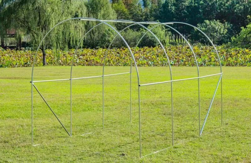 Plēves siltumnīca dārzam 3x2x2 m 6 m² metāla karkass UV plēve