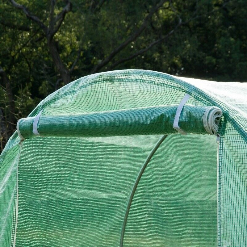 Plēves siltumnīca dārzam 3x2x2 m 6 m² metāla karkass UV plēve