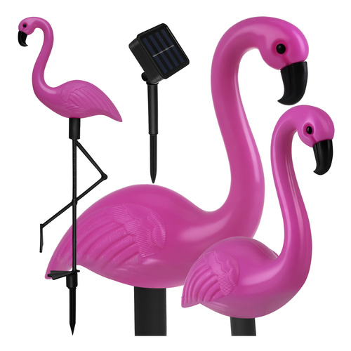Gardlov saules enerģijas dārza lampas Flamingo, 3 gab.
