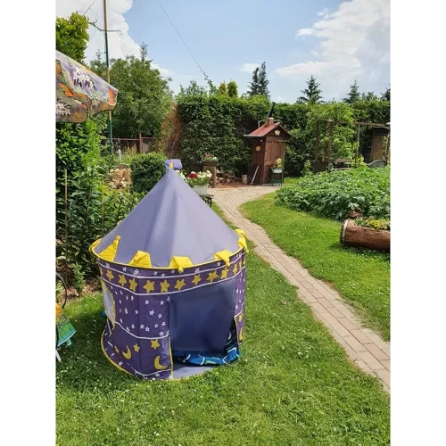 Kruzzel Bērnu rotaļu telts Pils, Tumši zila