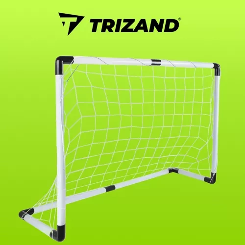 Trizand bērnu futbola vārti ar bumbu un pumpi 120x80 cm