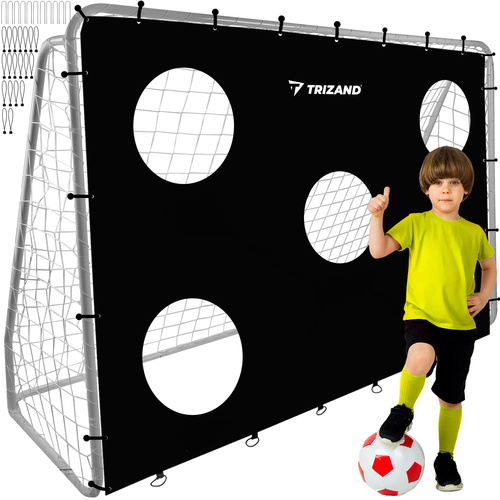 Trizand 21268 futbola vārti ar mērķa paklāju, 170x240 cm