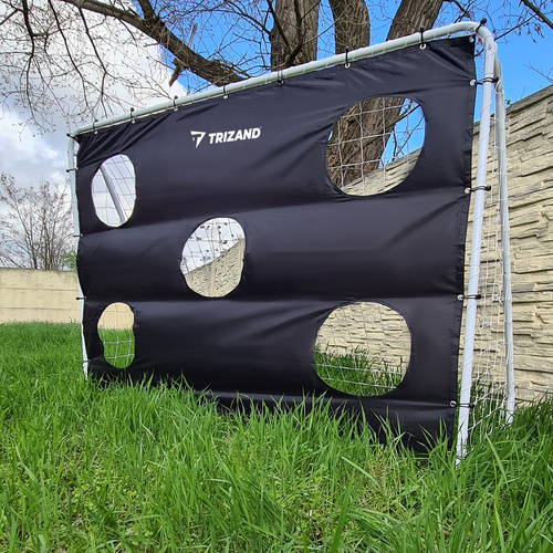 Trizand 21268 futbola vārti ar mērķa paklāju, 170x240 cm
