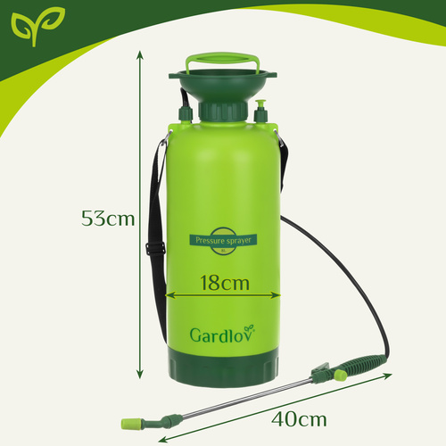 Gardlov rokas spiediena smidzinātājs, 8L