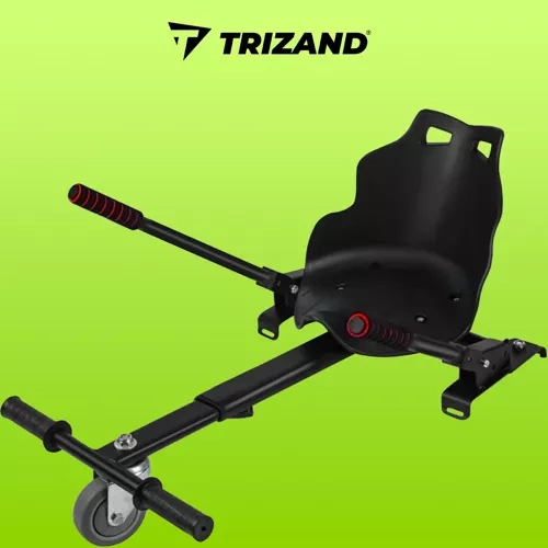 Gokarts līdzsvara dēlim Trizand 23193, regulējams sēdeklis, melni oranžs