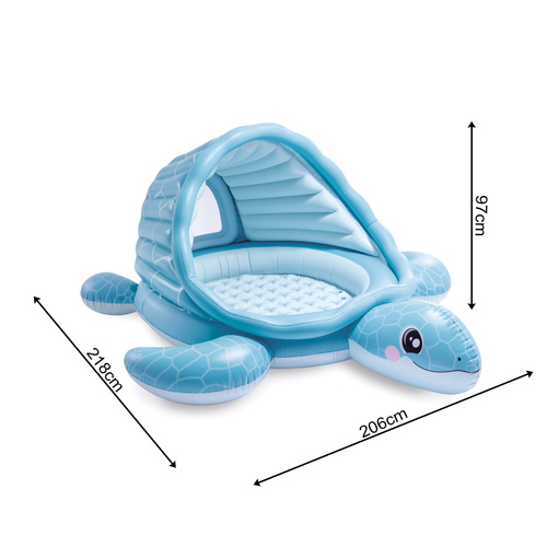 Intex Turtle Cove Playland Piepūšamais bērnu baseins, 218x206x97 cm