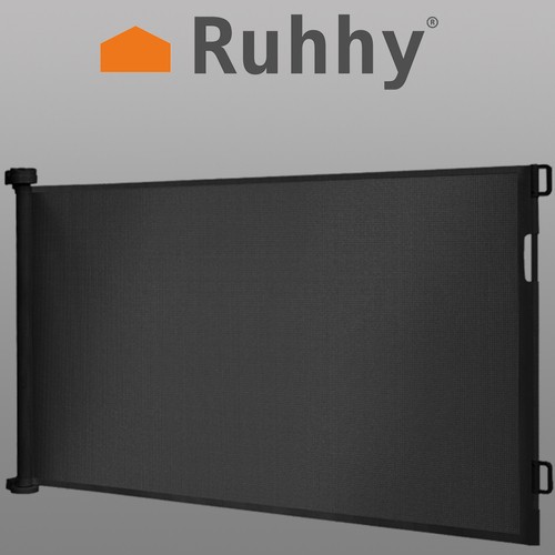Durvju drošības barjera, vārti, nožogojums, siets, sētiņa mājdzīvniekiem, suņiem, kaķiem, Melns | Safety Gate...