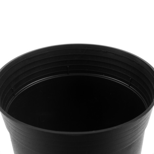 Plastmasas stādu podiņi 2 l, Ø 16 cm, melni, 500 gab. komplekts