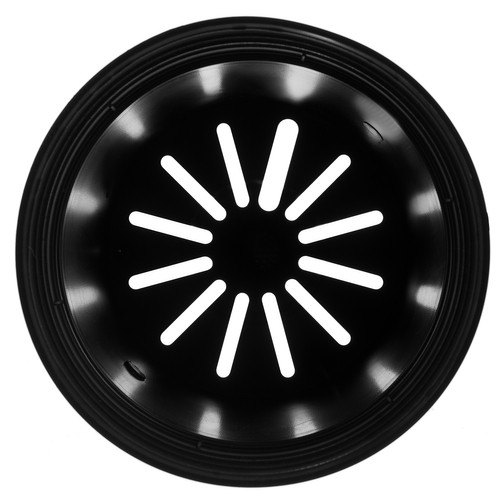 Plastmasas stādu podiņi 2 l, Ø 16 cm, melni, 500 gab. komplekts