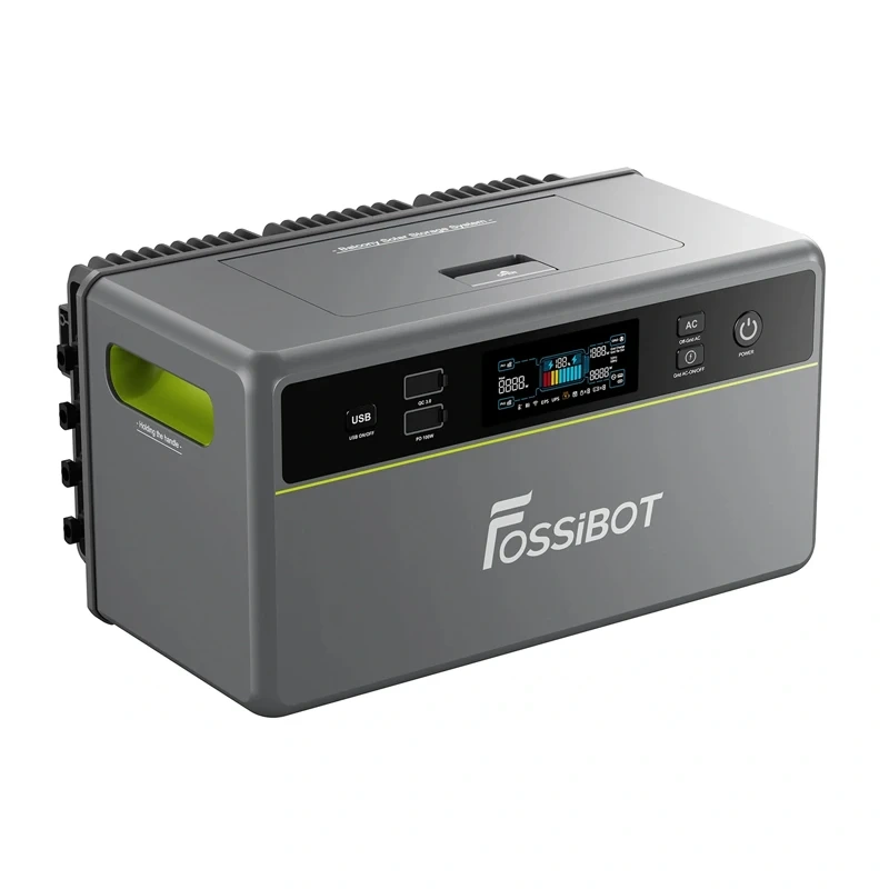 FOSSIBOT FBP1200 1200W Uzlādes stacija, 1958Wh, Zaļa