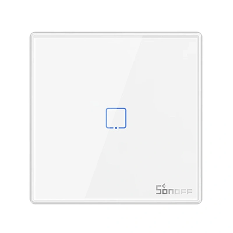 Viedais bezvadu sienas slēdzis Sonoff T2EU1C-RF 433MHz (1 kanāls)