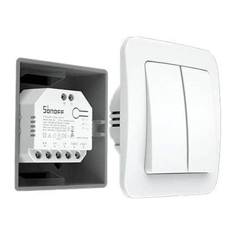 Sonoff 2 Kanālu Viedais Wi-Fi Slēdzis ar Jaudas Mērīšanu Dual R3