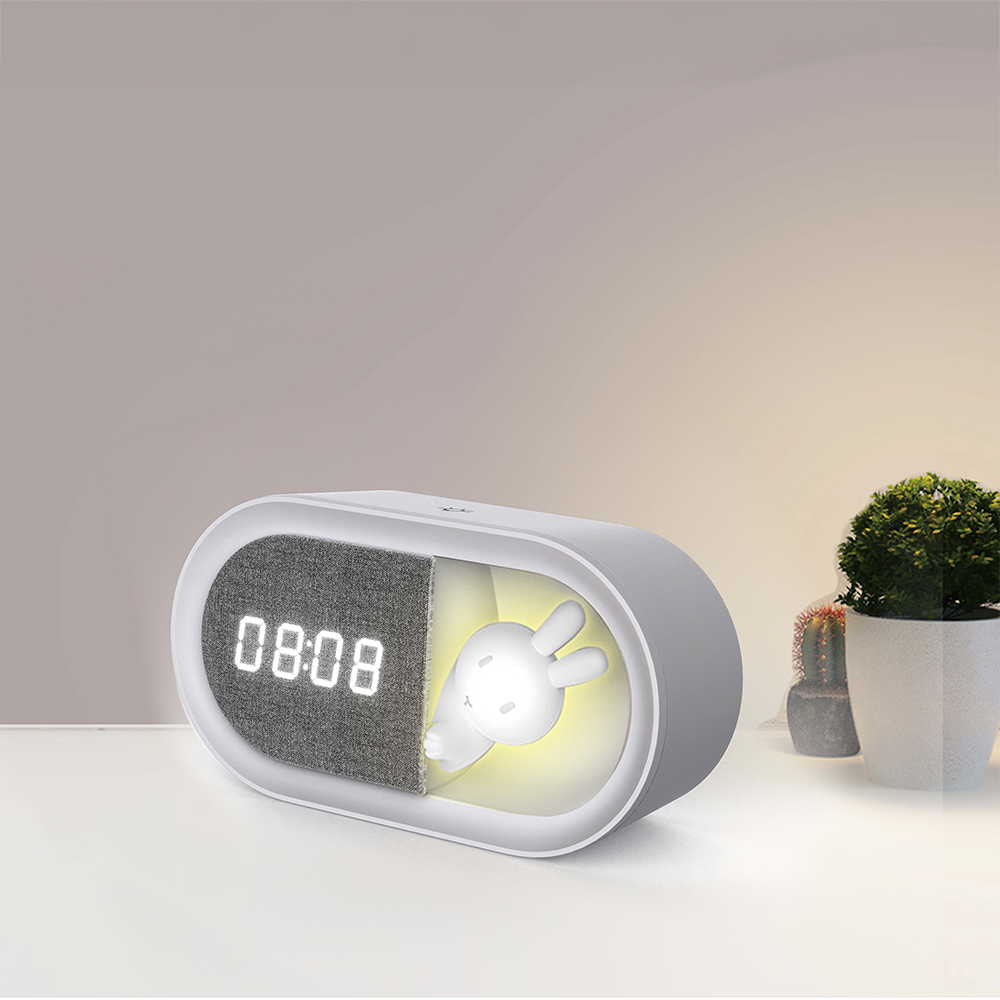 Forever Light PURE FNL-05 INGRID LED modinātājs ar naktslampiņu, Balts