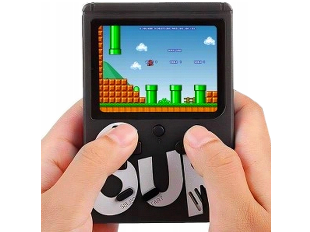 Retro Mini Portatīvā Konsole, 400 Spēles, 3.0\" Ekrāns, TV Savienojums, Melna | Mini Console Portable, Retro Games,...