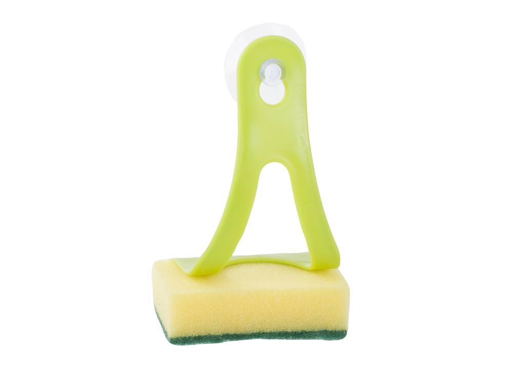 Virtuves organizators sūkļiem ar piesūcekni, 16x8x8 cm, dažādas krāsas