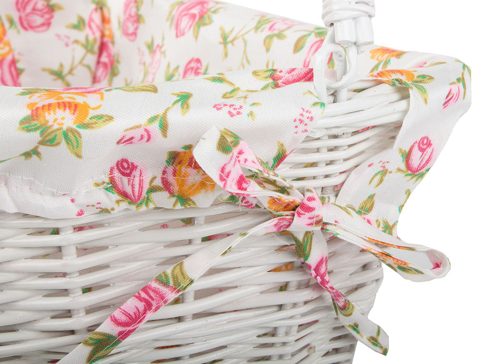 Liela austā grozs velosipēdam uz stūres| Large Woven Basket for Bicycle Handlebar