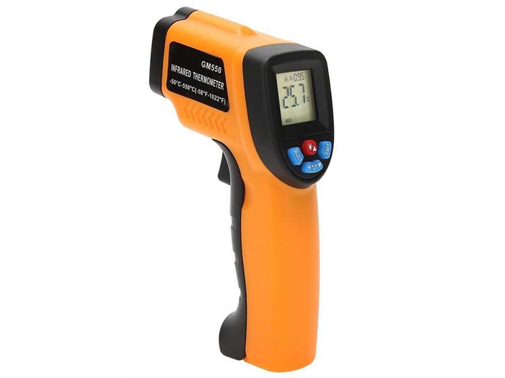 Infrasarkanais Bezkontakta Lāzera Termometrs-Pirometrs -50 +550°C