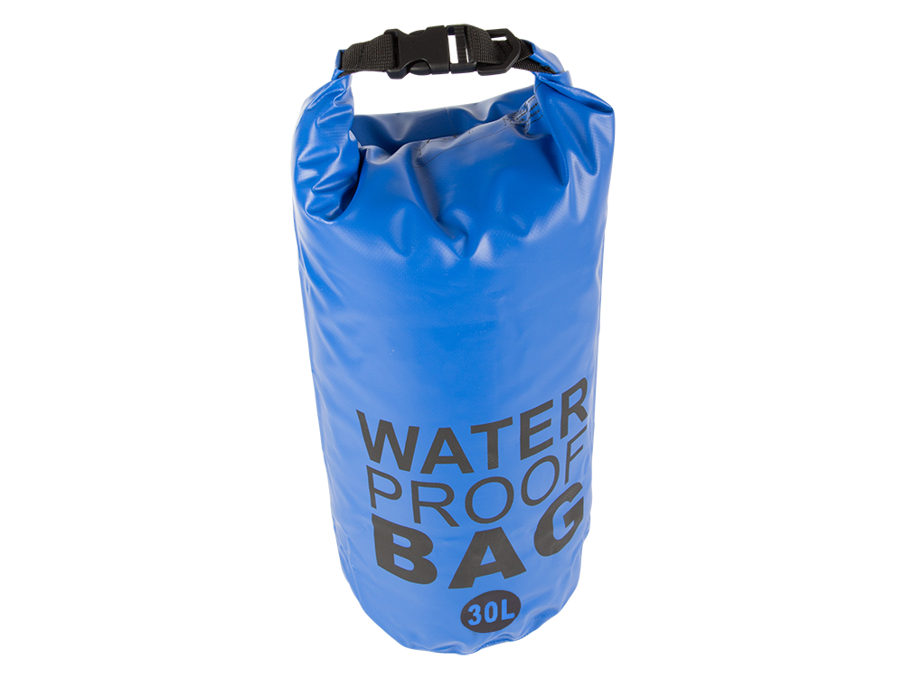 Ūdensnecaurlaidīgs maiss / mugursoma 30L, zils