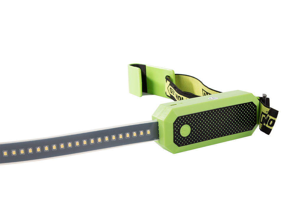 LED darbnīcas lampa ar magnētu un akumulatoru, 125–182 cm, motora pārsegam