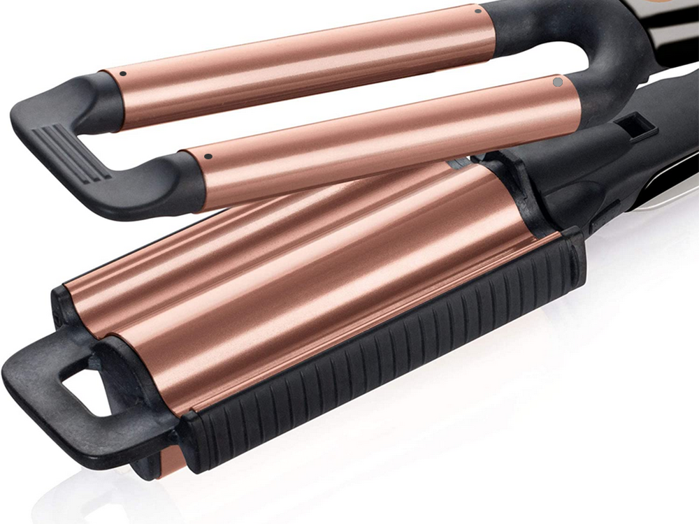 Elektrisks matu viļņotājs un lokšķēres, 3 temperatūras 160-200 °C, 285-345 W