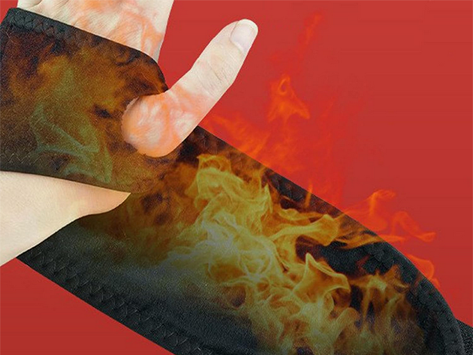 Apsildāma plaukstas locītavas saite ar USB, 3 sildīšanas līmeņi