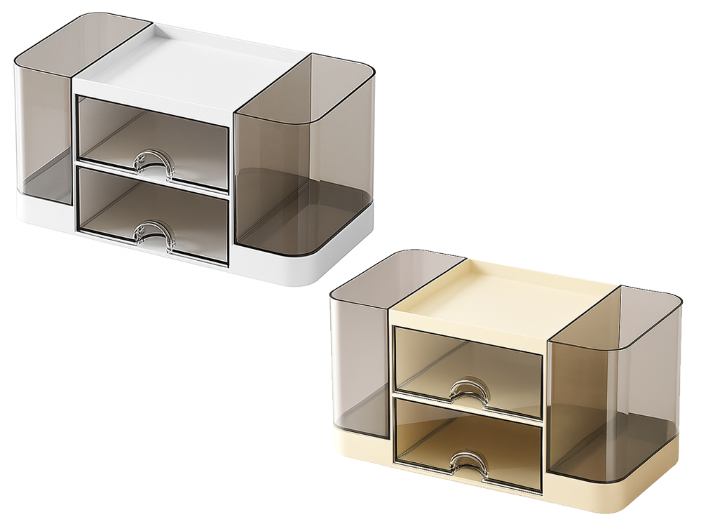 Galda organizators ar atvilktnēm un nodalījumiem, 19.5x10x10 cm
