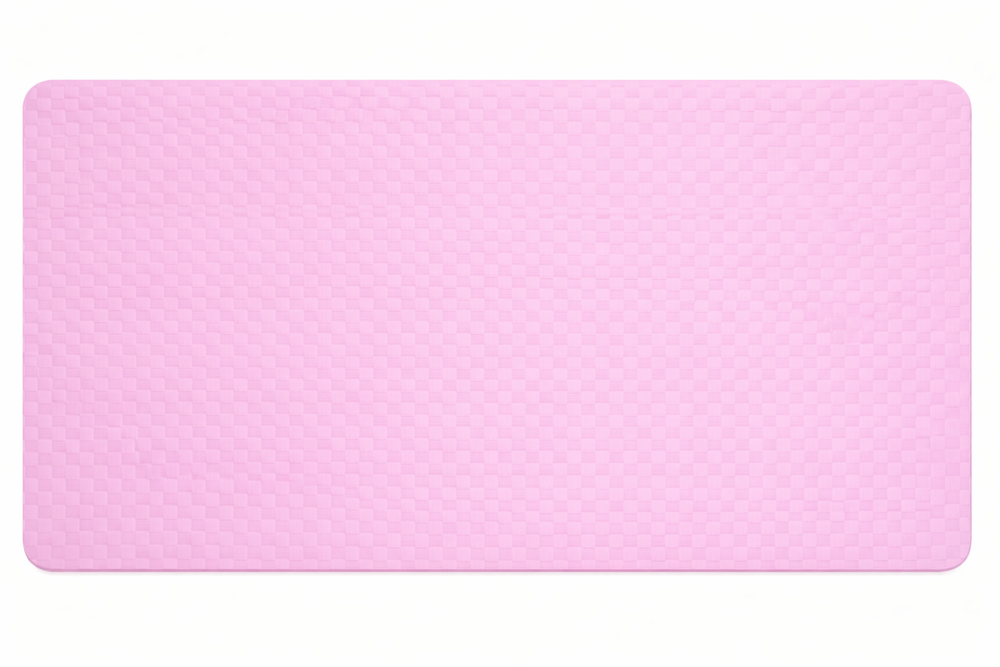 Biezs vingrošanas paklājiņš jogai un fitnesam 180x60cm, rozā
