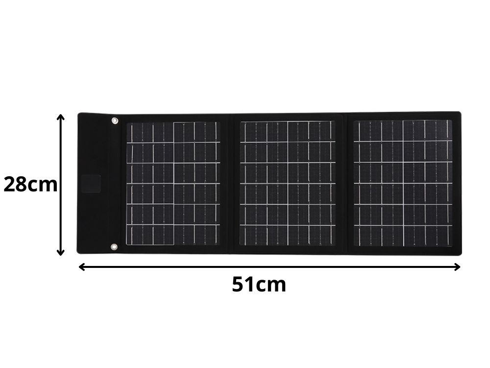 Pārnēsājams saules panelis 20W saliekams USB lādētājs