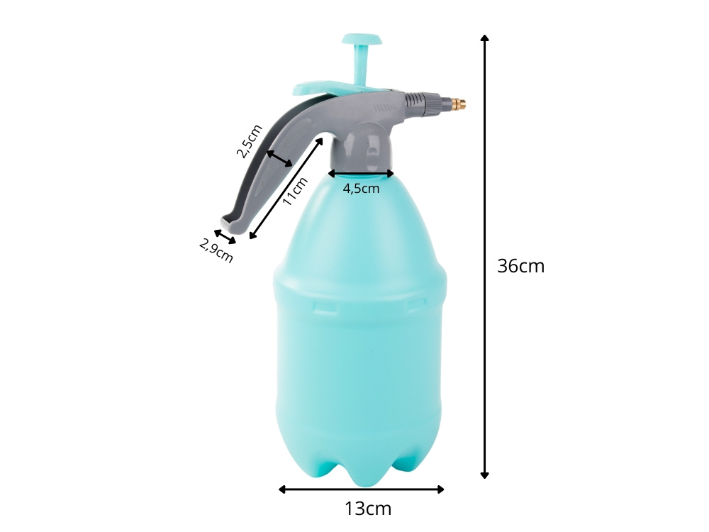 Spiediena smidzinātājs augiem DIVODV, 3 l, Tirkīza
