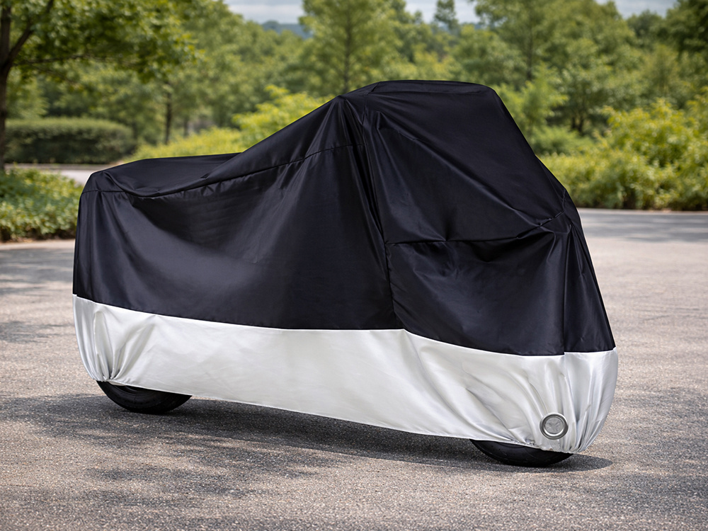 Ūdensnecaurlaidīgs motocikla un velosipēda pārsegs XXL 230x130, sudraba