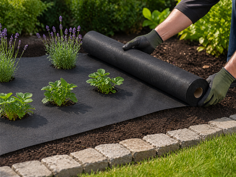 DIVODV Melnais agroplēves segums 50g/m², 1.5x30m, Pret nezālēm