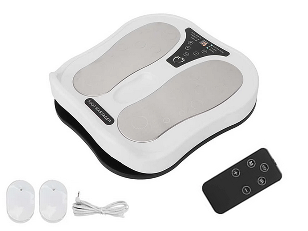 Kāju Pēdu Masažieris ar Tālvadības Pulti, Ķermeņa Muskuļu Elektrostimulators | Foot Massager with Remote Control