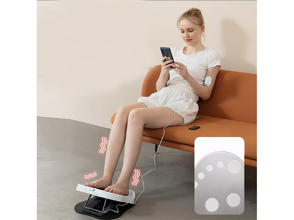 Kāju Pēdu Masažieris ar Tālvadības Pulti, Ķermeņa Muskuļu Elektrostimulators | Foot Massager with Remote Control