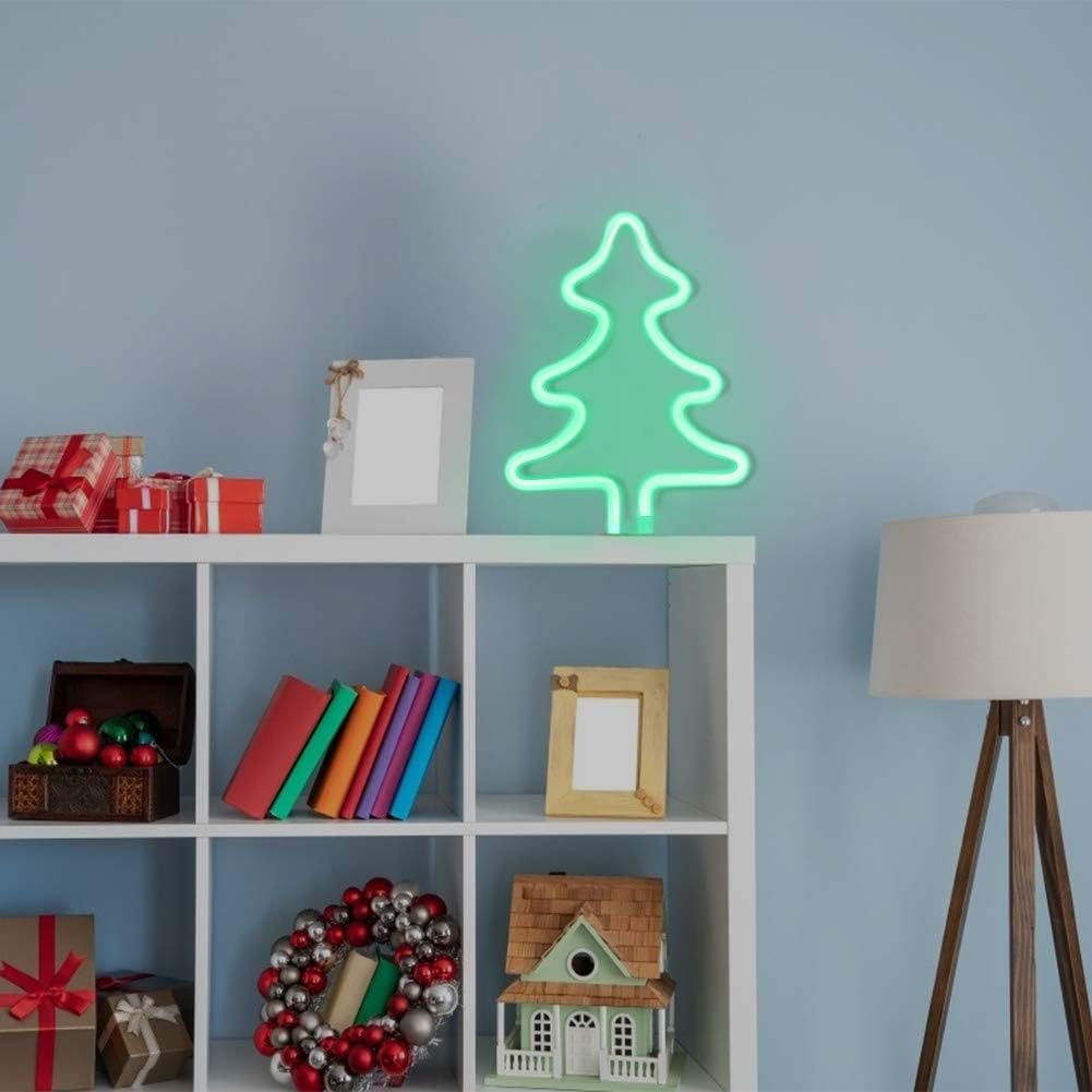 Forever Neona Dekoratīvā LED Lampa Gaismeklis Apgaismojums ar USB, Ziemassvētku Eglīte | Decorative Neon LED Lamp...