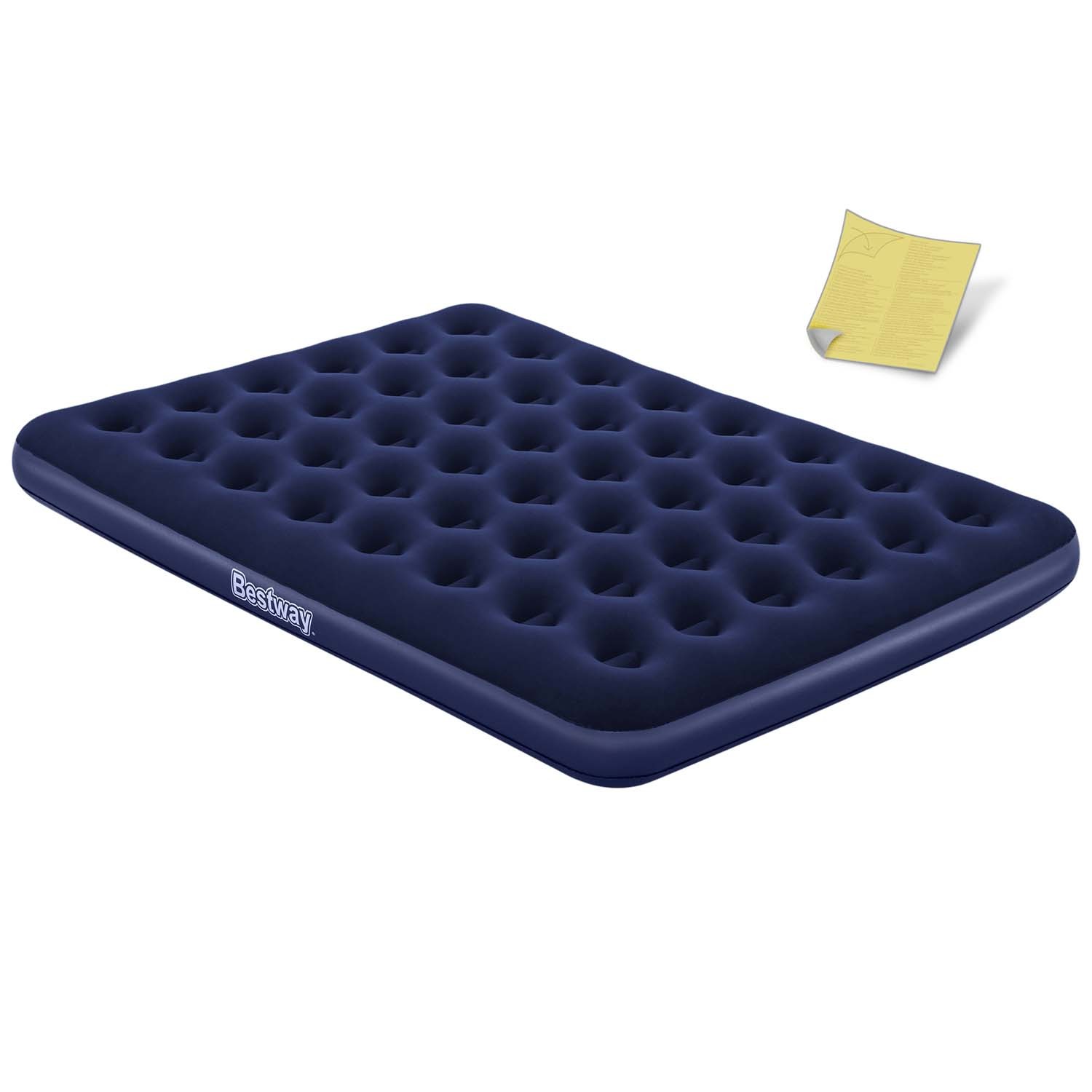 Bestway 67003 divvietīgs piepūšamais matracis, 203x152x22 cm, tumši zils