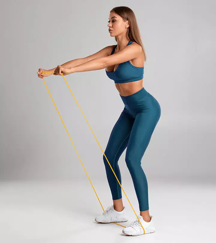 4Fizjo Power Band pretestības gumija, 1-5 kg, dzeltena