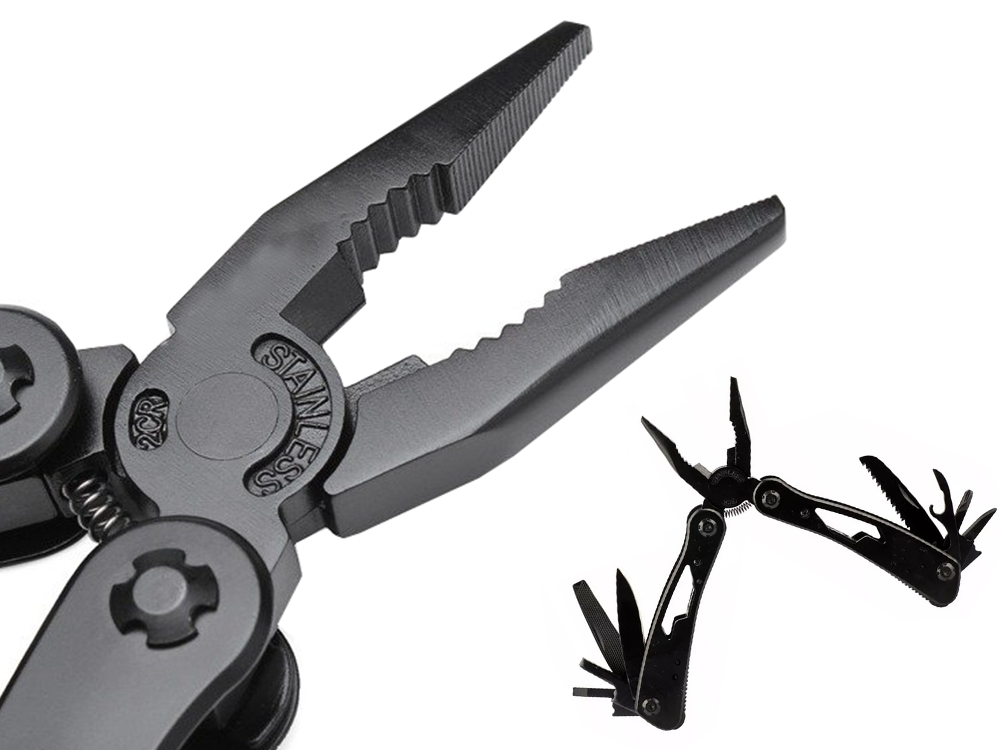 Daudzfunkcionāls instruments (Multitool) ar uzgaļiem un maku, 20-in-1