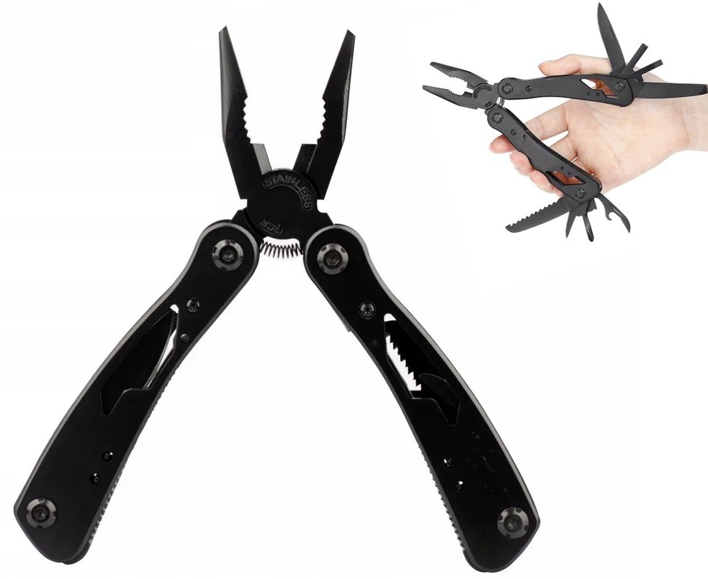 Daudzfunkcionāls instruments (Multitool) ar uzgaļiem un maku, 20-in-1