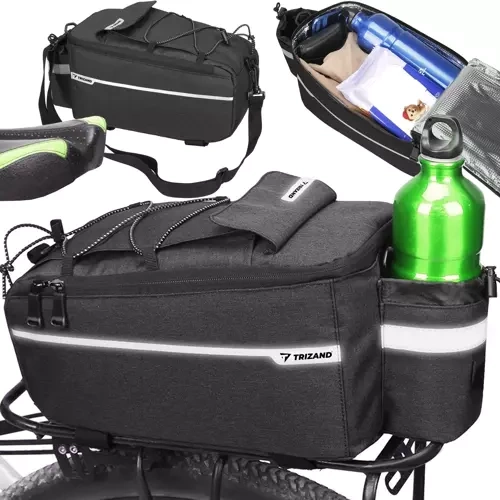 Trizand 20888 termiskā velosipēda soma, 9 L, melna
