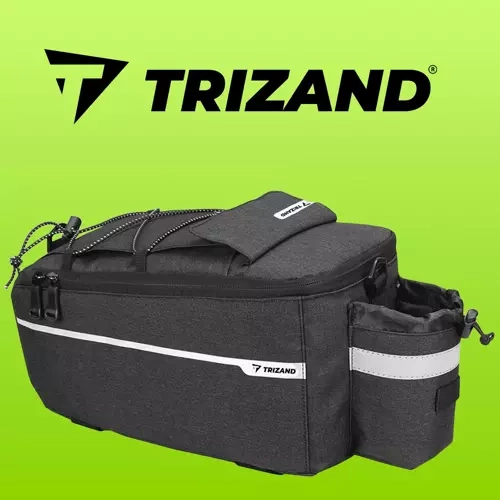 Trizand 20888 termiskā velosipēda soma, 9 L, melna