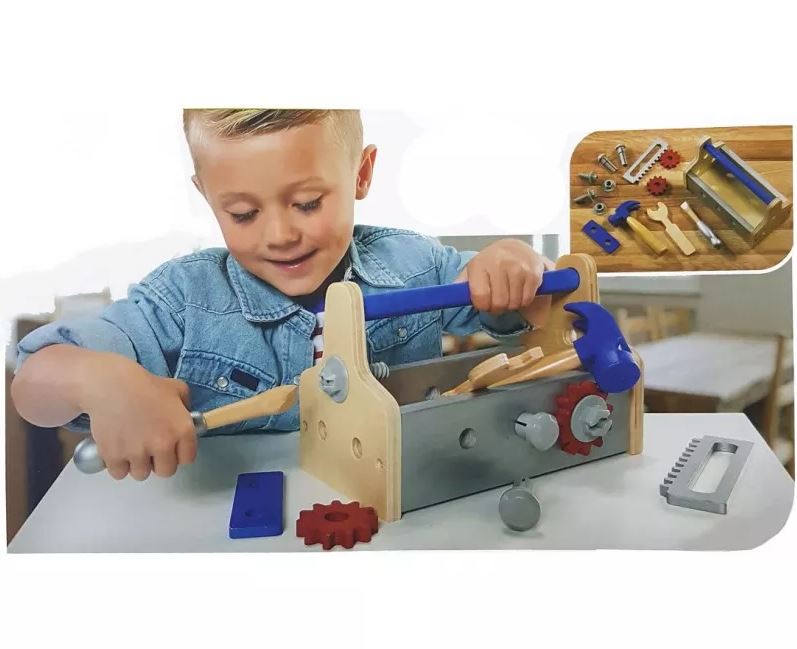 Koka instrumentu kaste bērniem 14 daļas