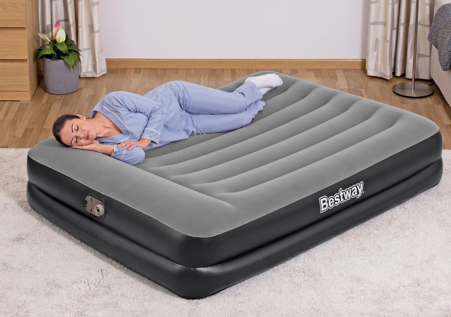 Bestway divvietīgs piepūšamais matracis ar sūkni 203x152x46cm