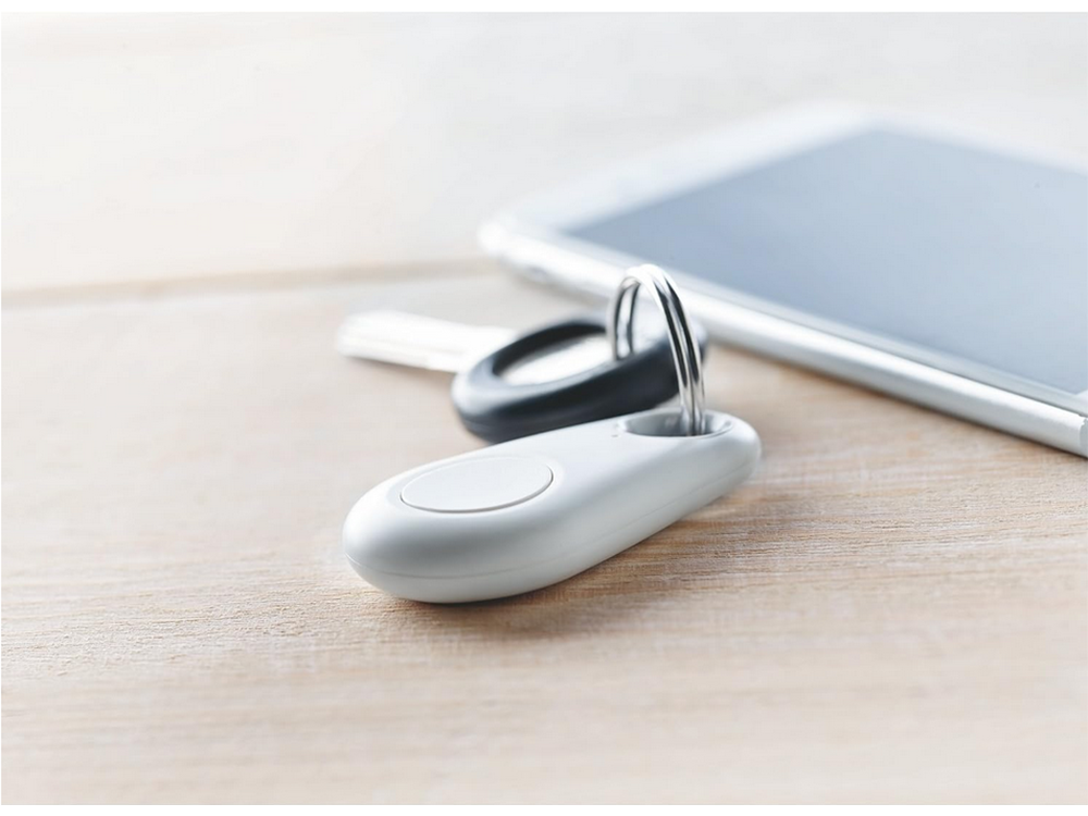 Bluetooth atslēgu un tālruņa meklētājs, balts