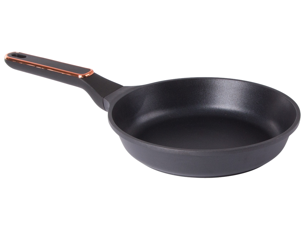 Panna ar nepiedegošo pārklājumu, indukcijai un gāzei, 24 cm, melna