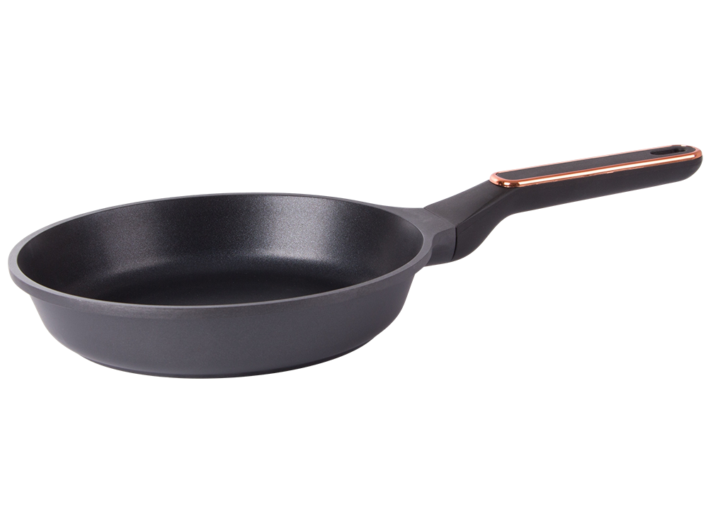 Panna ar nepiedegošo pārklājumu, indukcijai un gāzei, 24 cm, melna